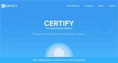 Desktop Screenshot of certifyglobal.com