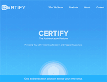 Tablet Screenshot of certifyglobal.com